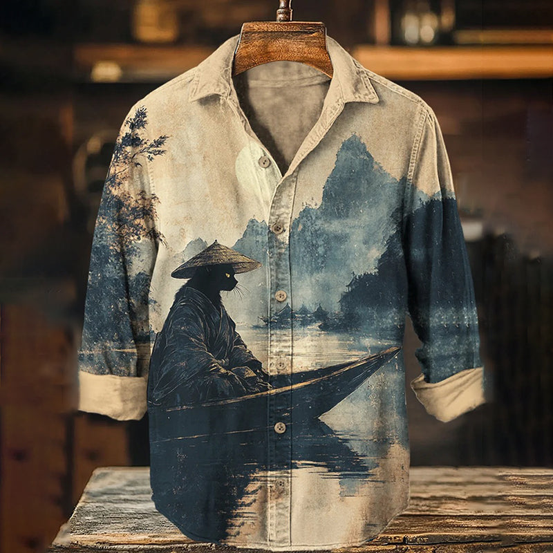 Chemise au design réfléchi