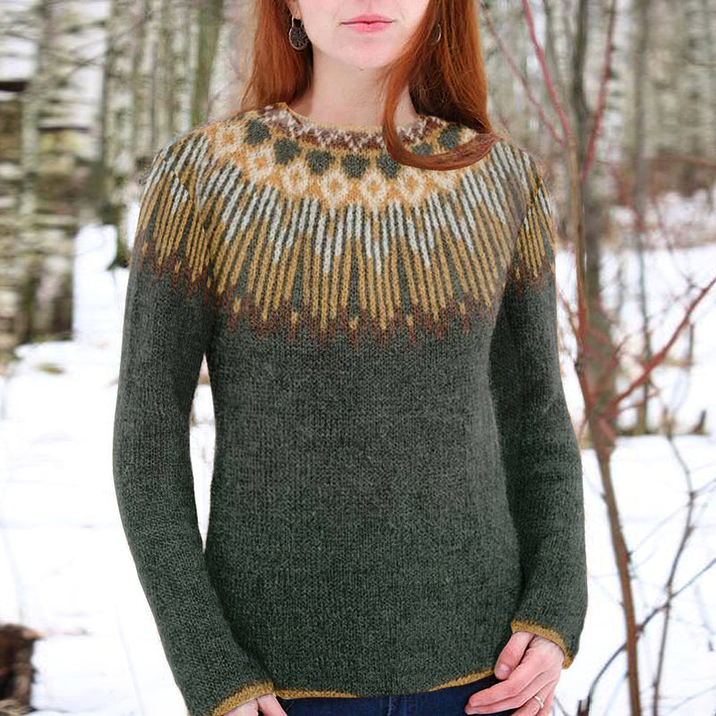 Pull au style vintage intemporel