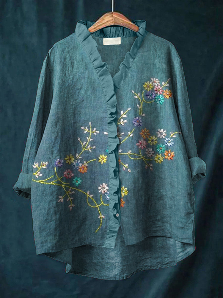 Chemise au style vintage intemporel
