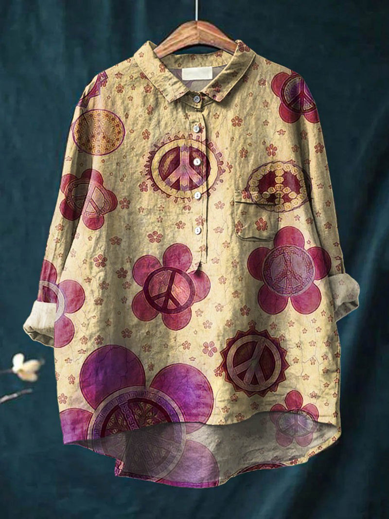Chemise au style vintage intemporel