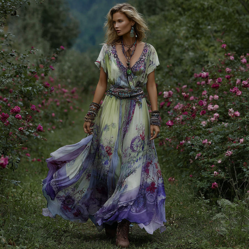 Robe au style vintage intemporel