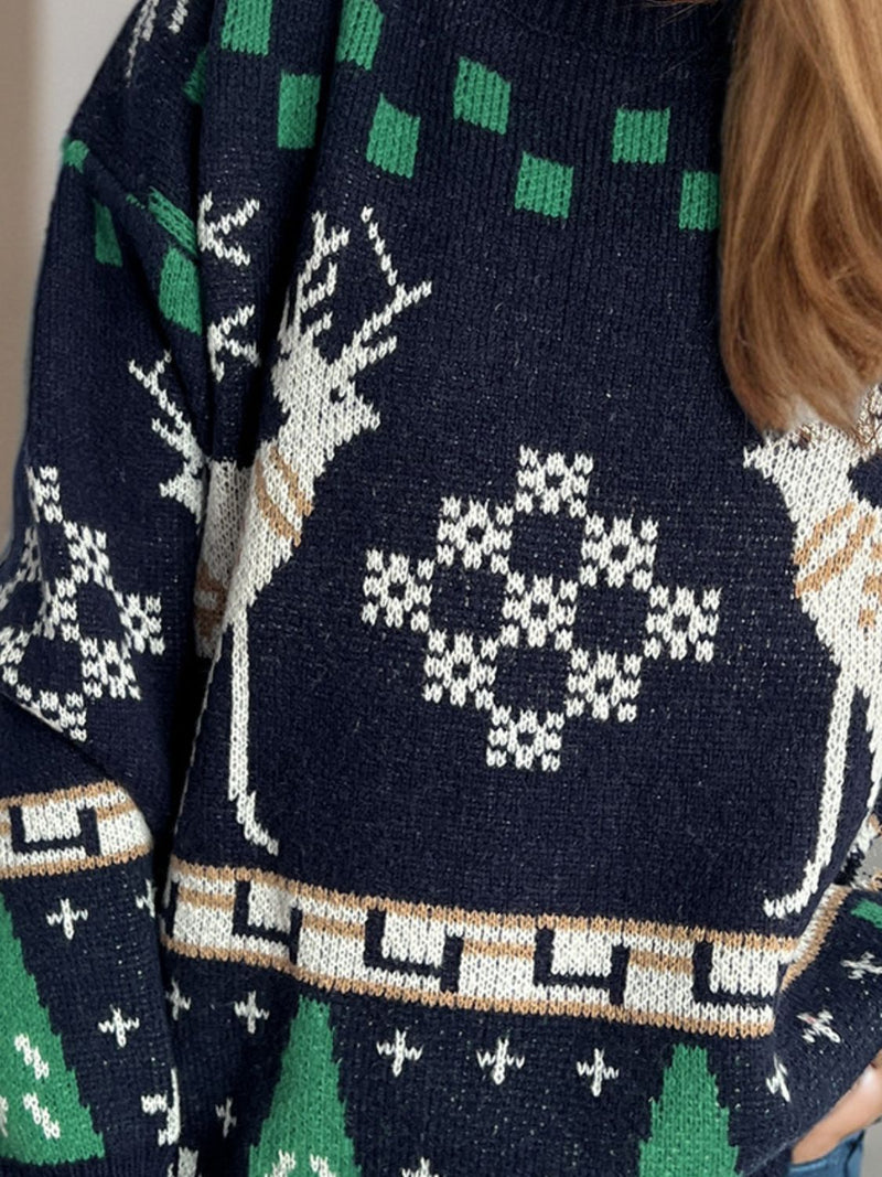 Pull au design réfléchi