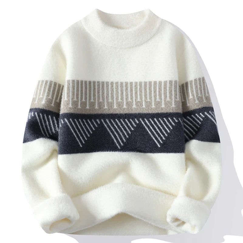Pull au design réfléchi