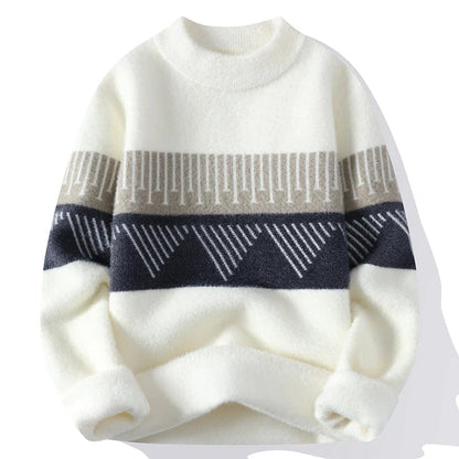 Pull au design réfléchi