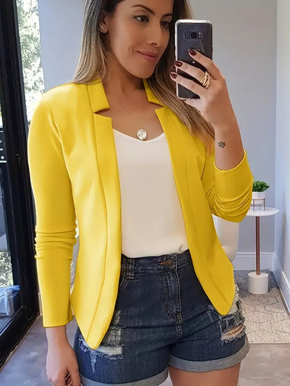 EP | élégant blazer à manches longues pour le printemps