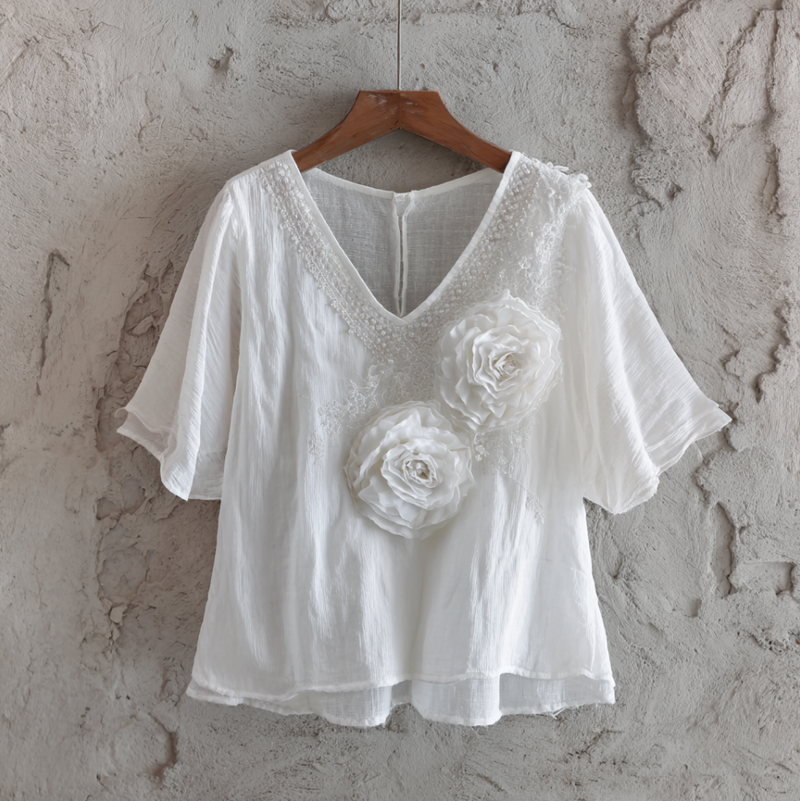 Chemise au style vintage intemporel