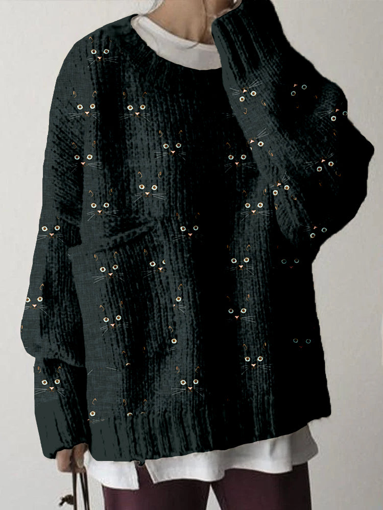Pull au design réfléchi