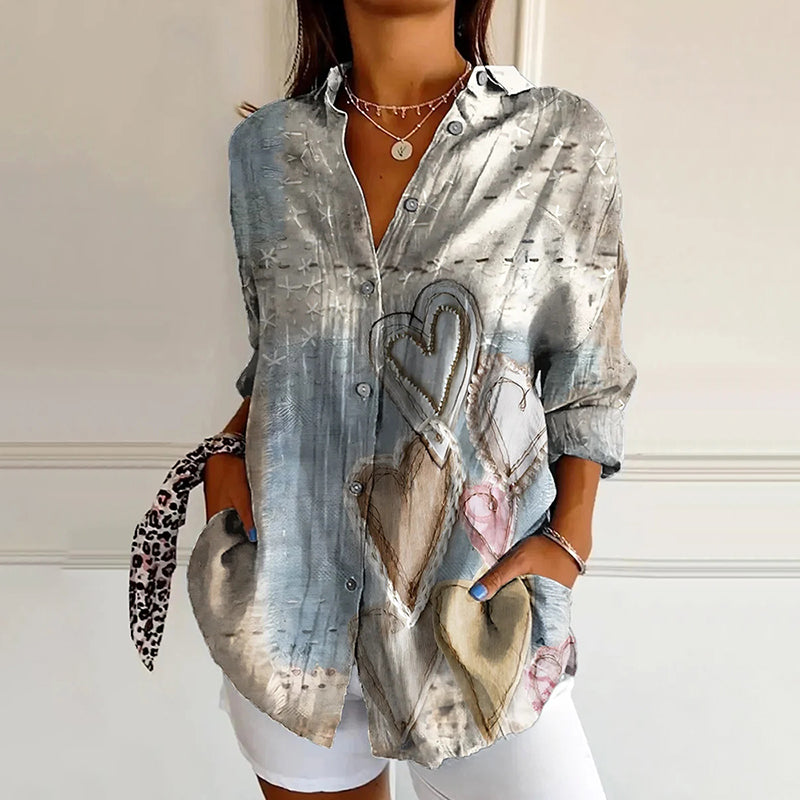 Chemise au style vintage intemporel