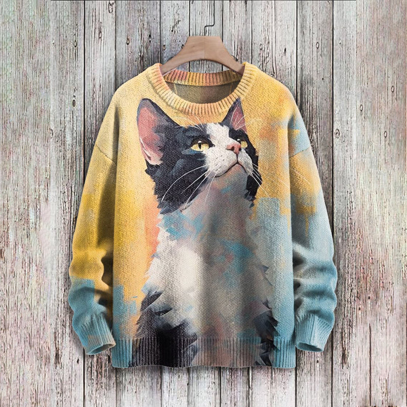 Pull au design réfléchi