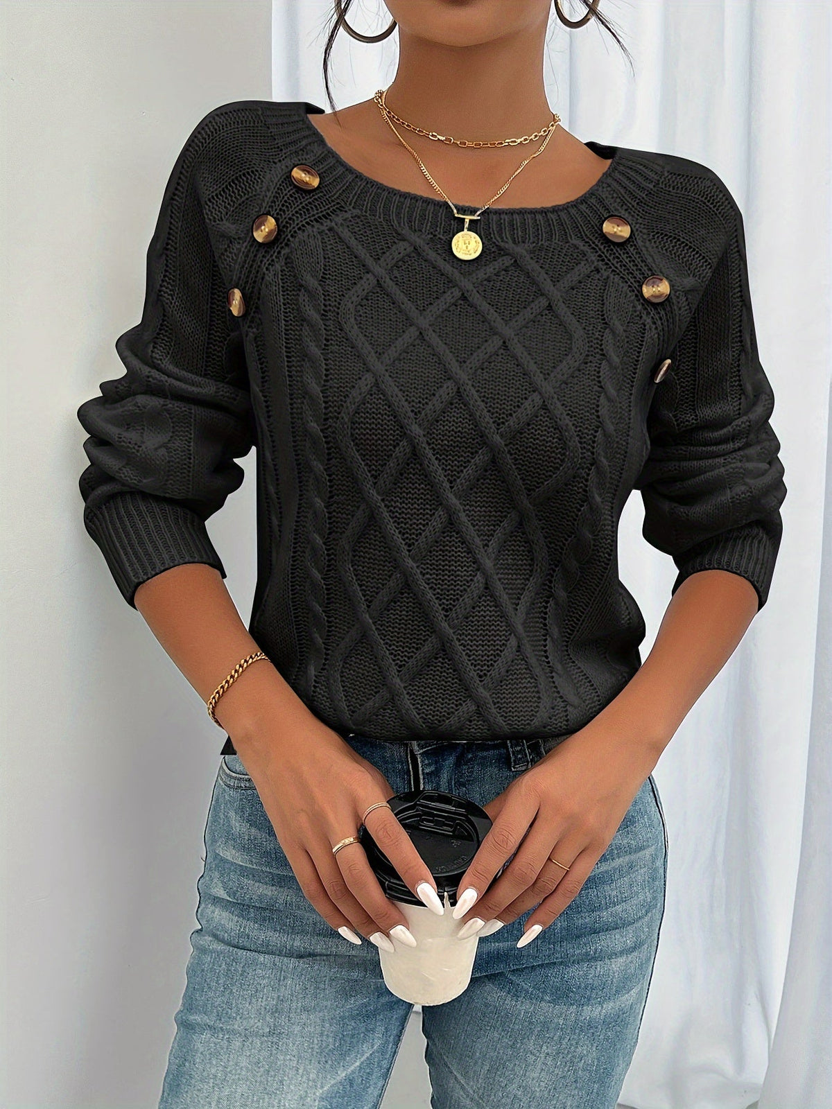 Pull au design classique