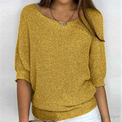 Pull au design réfléchi