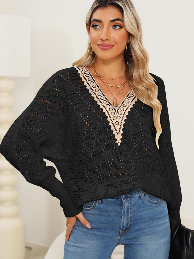 Pull au design réfléchi