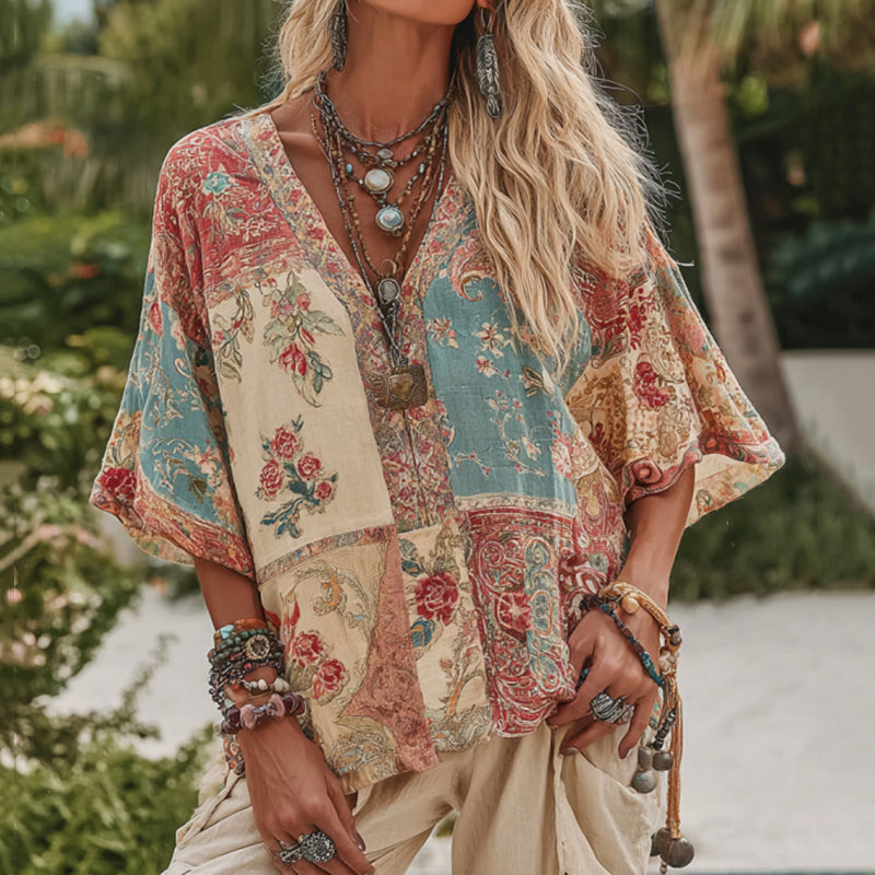 Chemise au style vintage intemporel