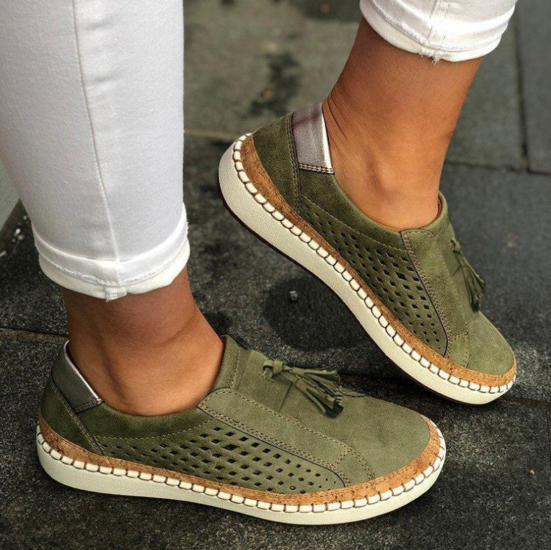 SL | Baskets slip-on avec détail de glands