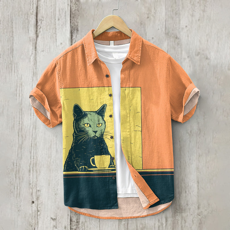 Chemise au style vintage intemporel