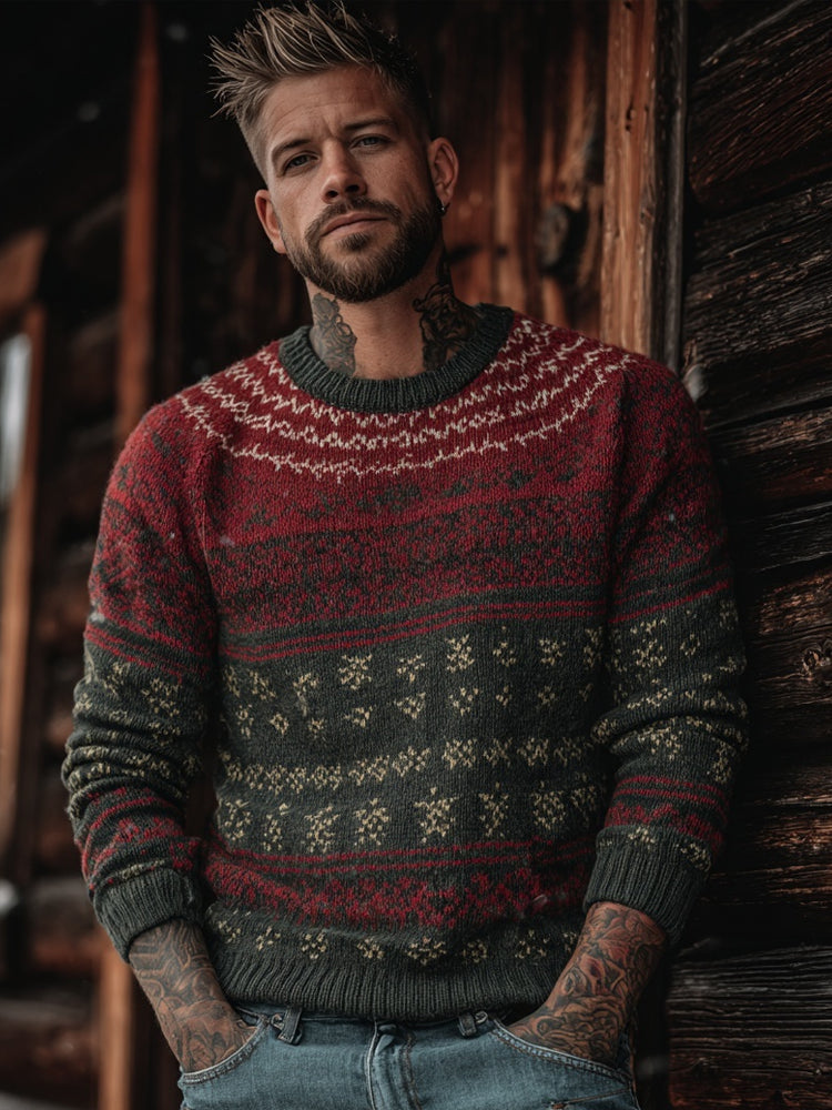 Pull au design réfléchi