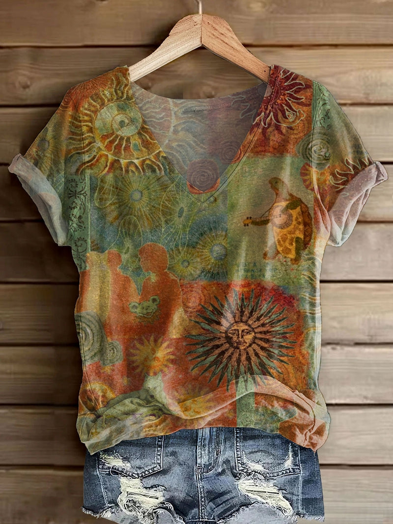 T-Shirt au design réfléchi