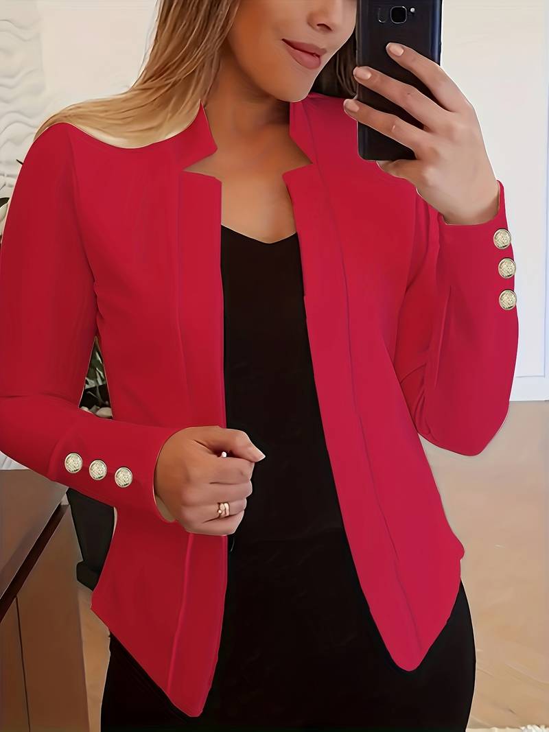 EP | blazer décontracté à manches longues et boutons