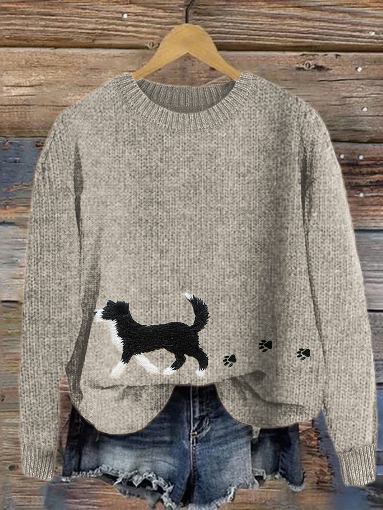 Pull au design réfléchi