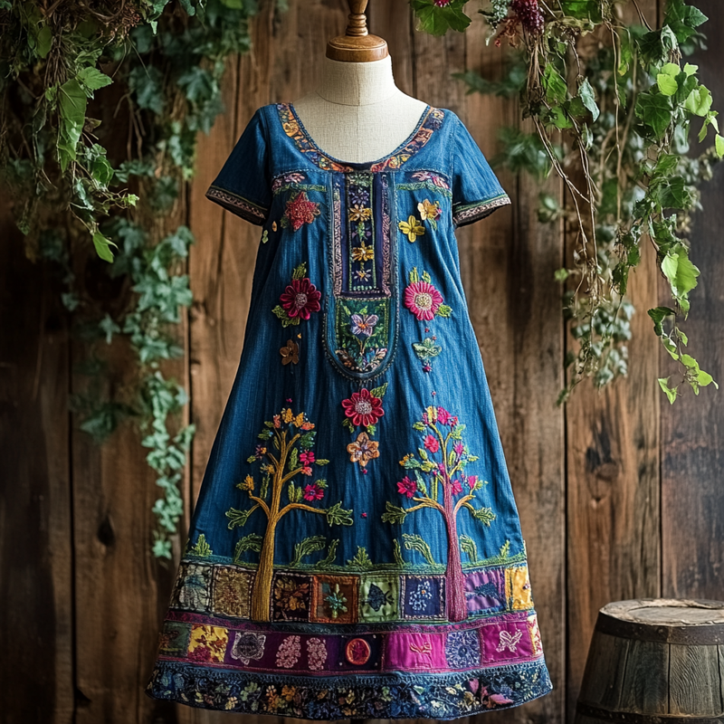 Robe au style vintage intemporel