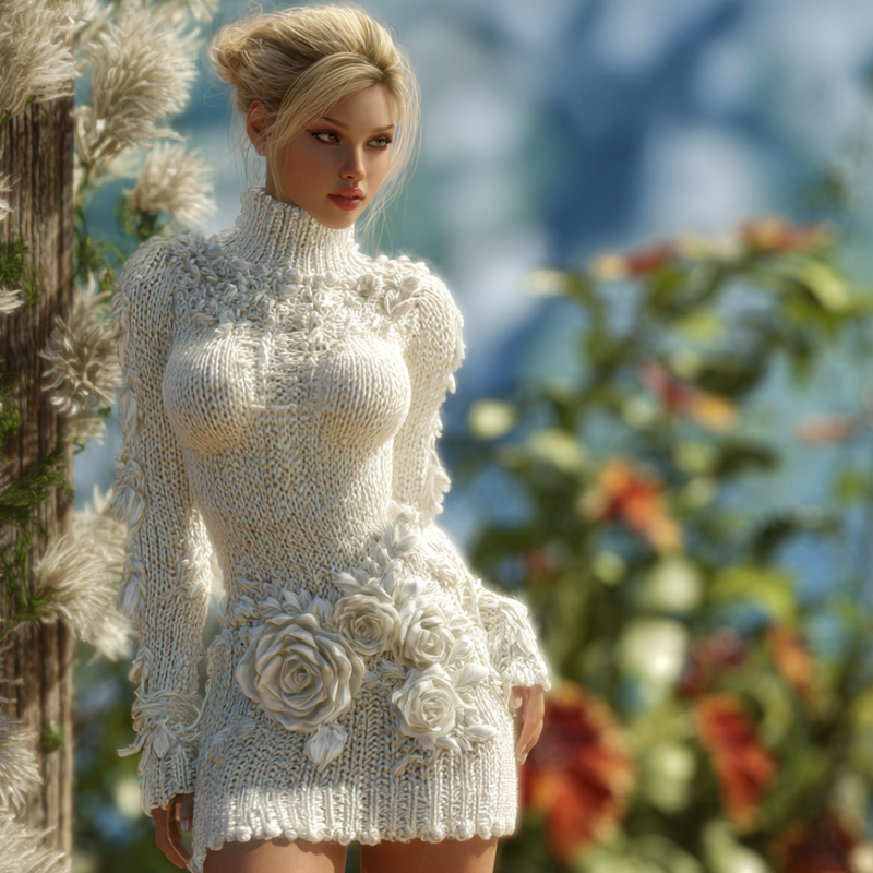 Robe au design réfléchi