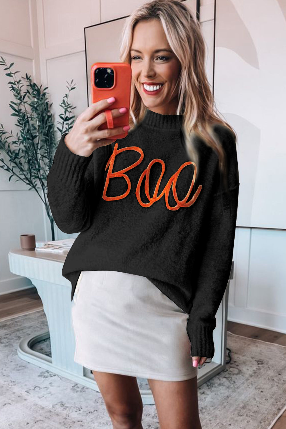 Pull au design réfléchi