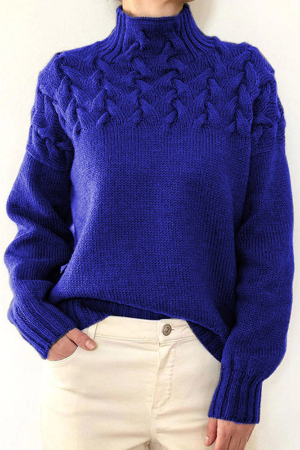 Pull au design réfléchi