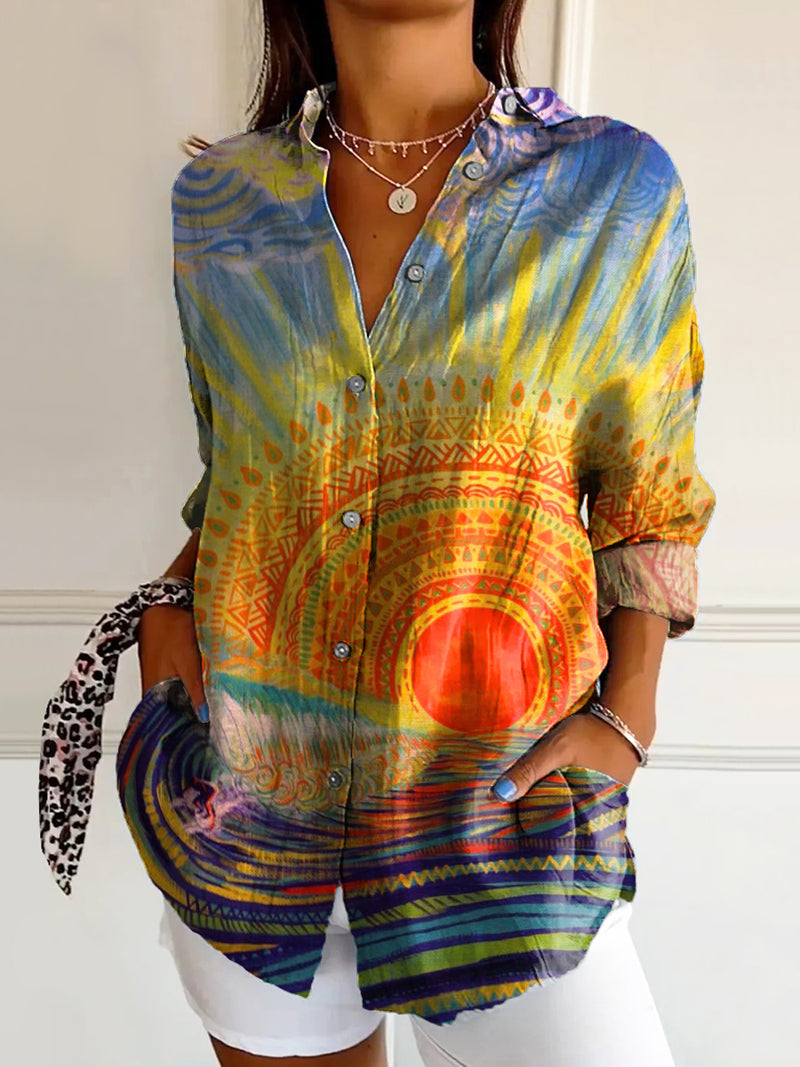 Chemise au style vintage intemporel