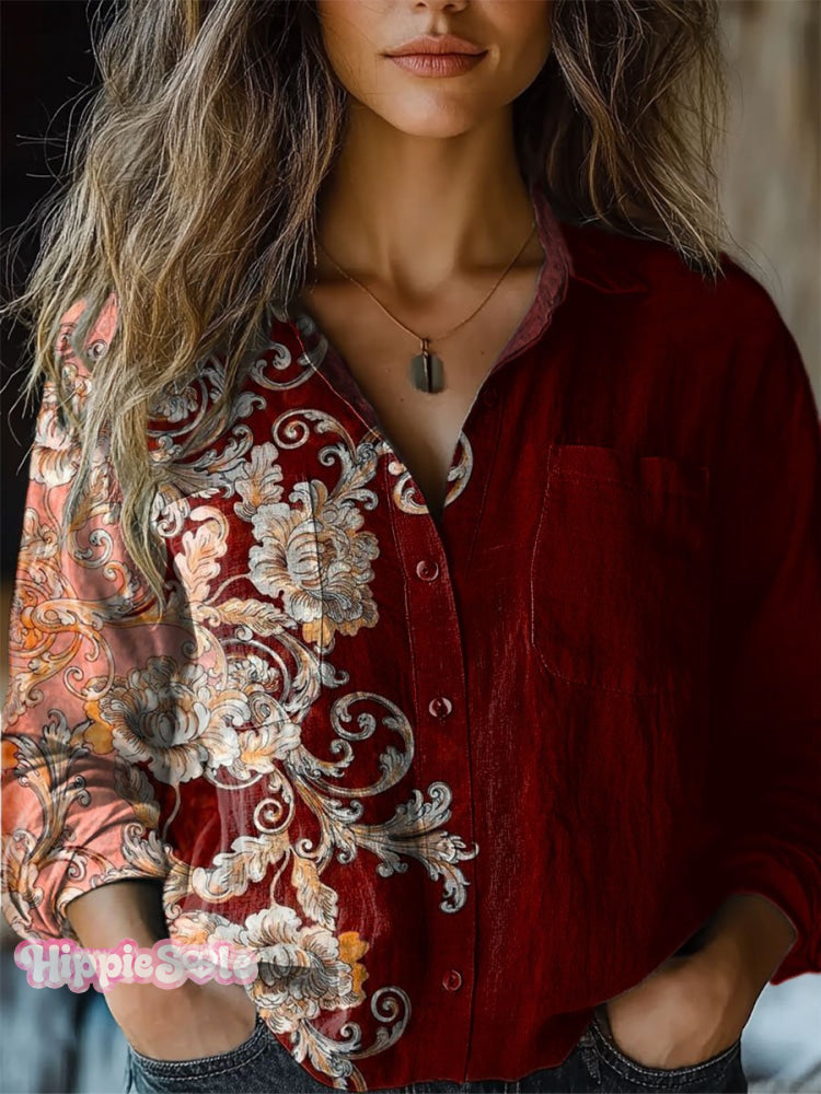 Chemise au design réfléchi