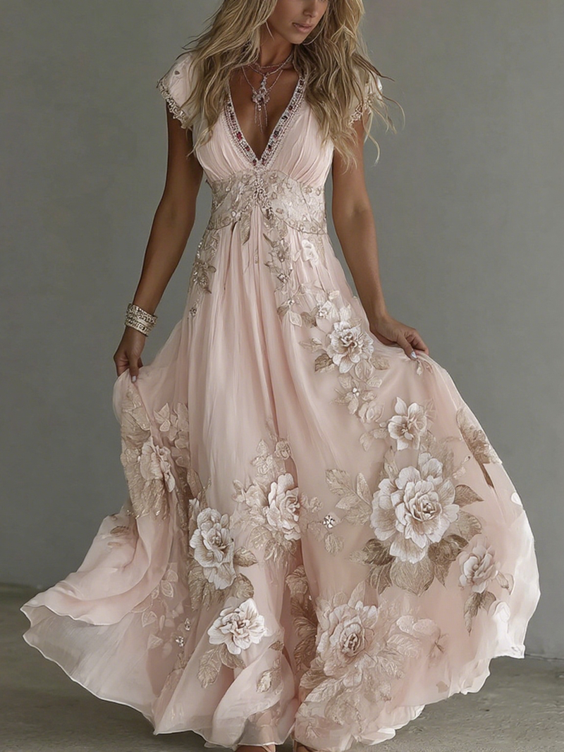 Robe au style vintage intemporel