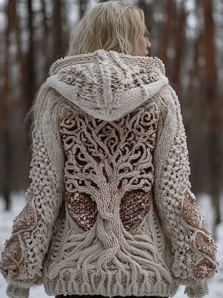 Pull au design réfléchi