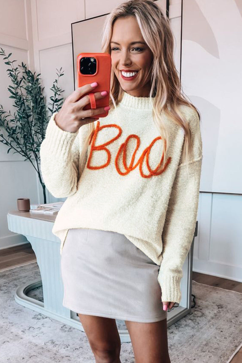 Pull au design réfléchi