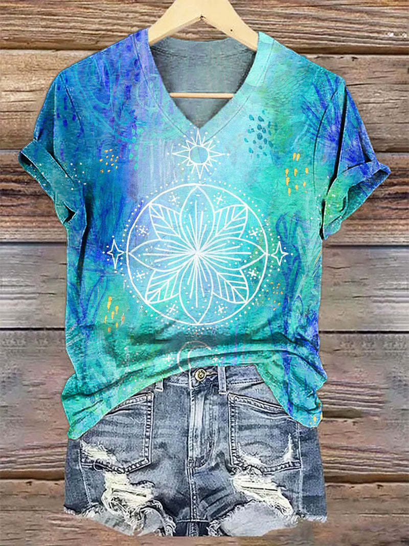 T-Shirt au design réfléchi