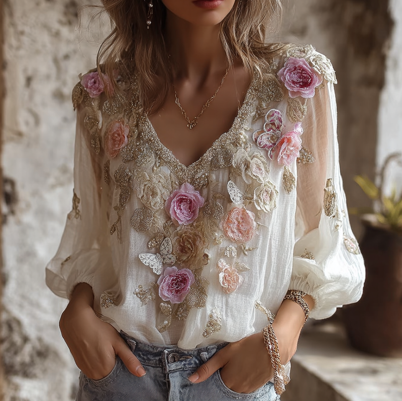 Haut inspiration vintage