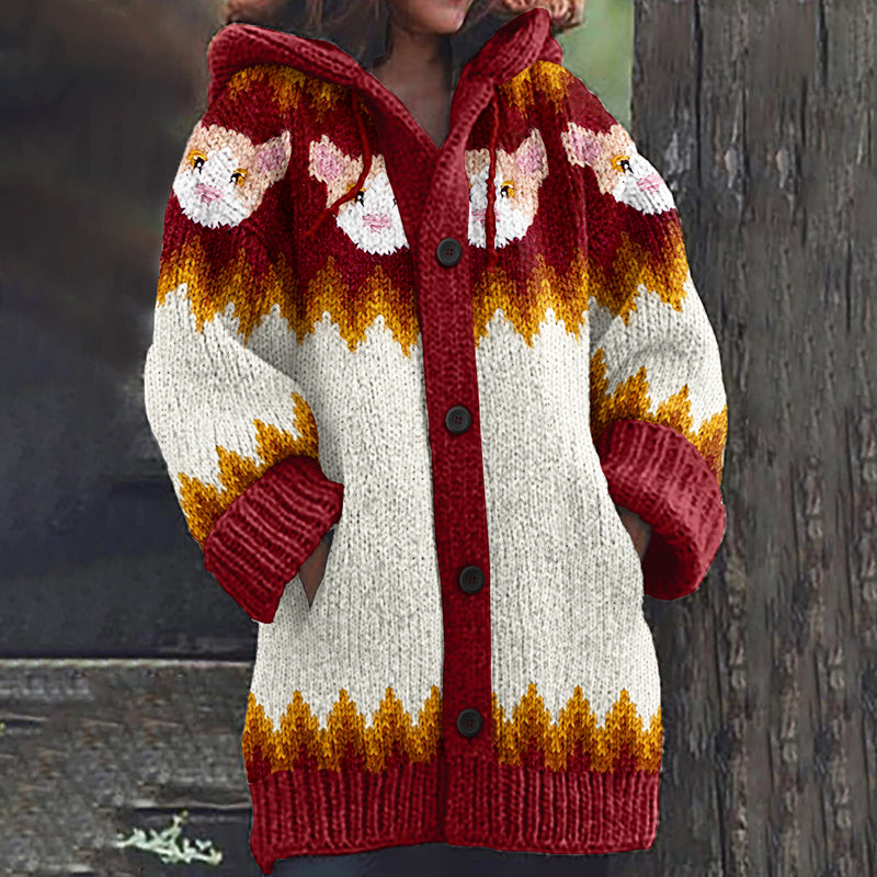Cardigan au design réfléchi