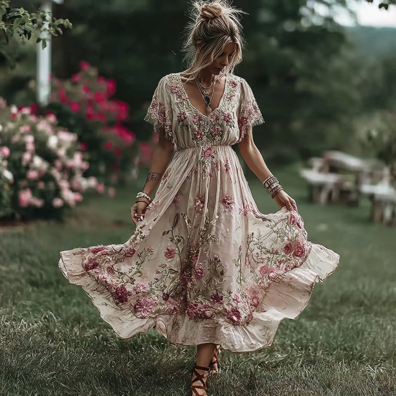 Robe magnifiquement confectionné