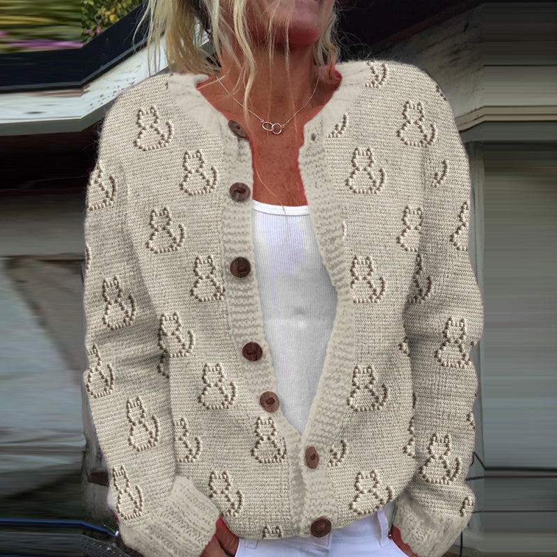 Cardigan au design réfléchi