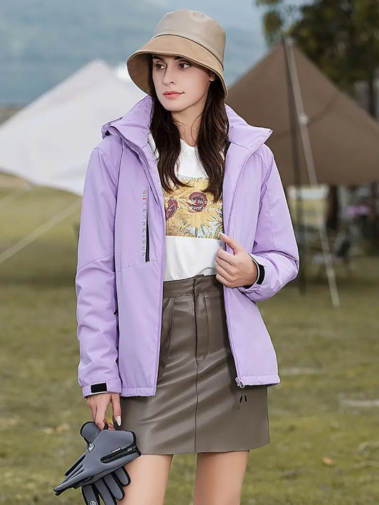 EP | Veste imperméable à capuche pour femmes