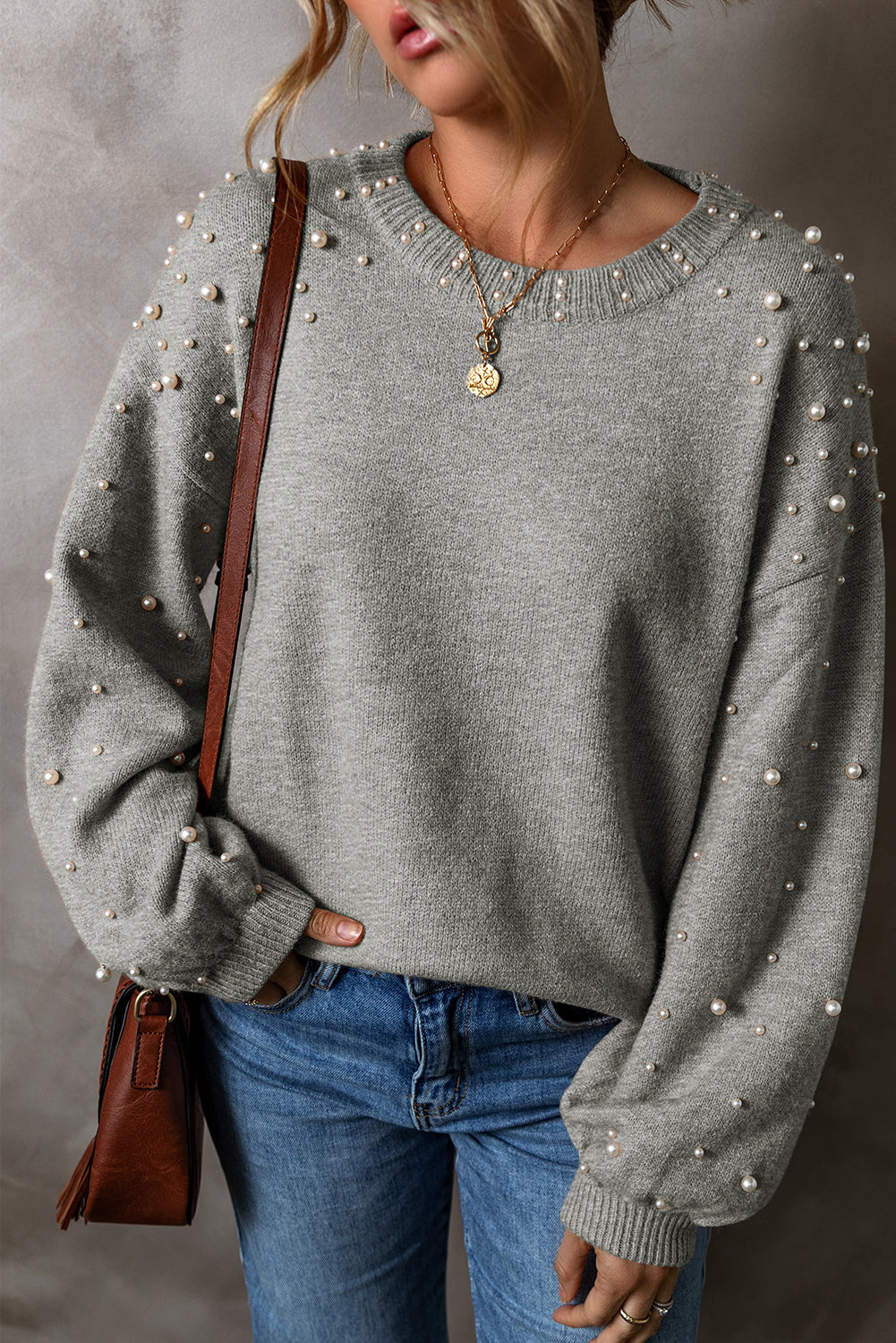 Pull au design réfléchi
