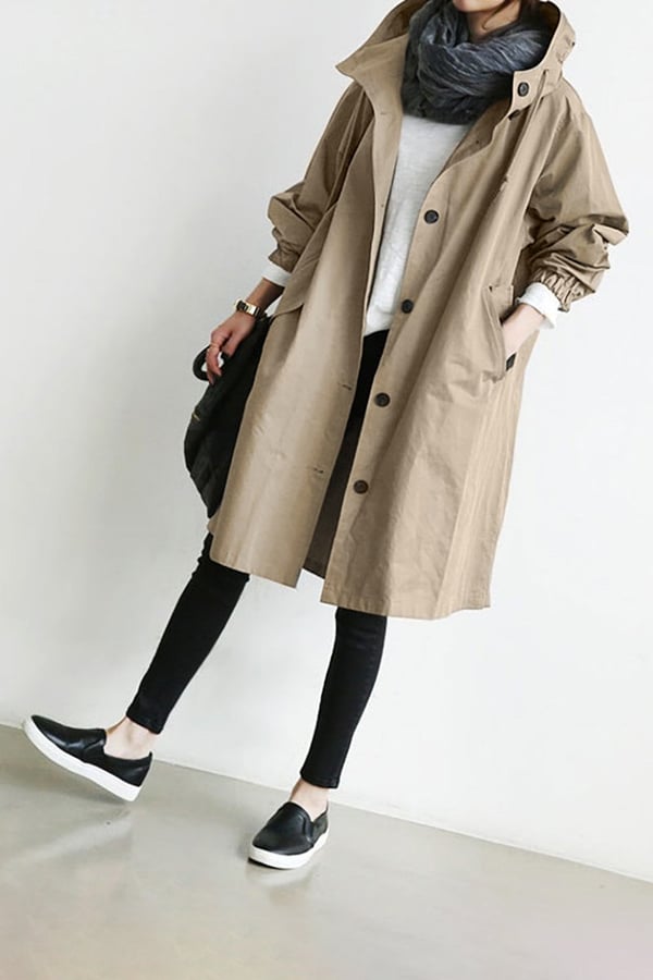 EP | Veste à capuche imperméable pour femmes