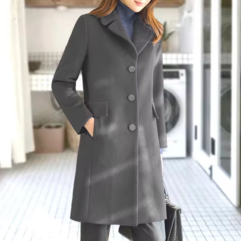 EP | Manteau en laine avec poche avant