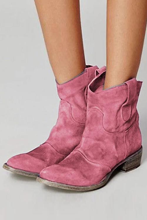 SL | Bottines en daim soutenues