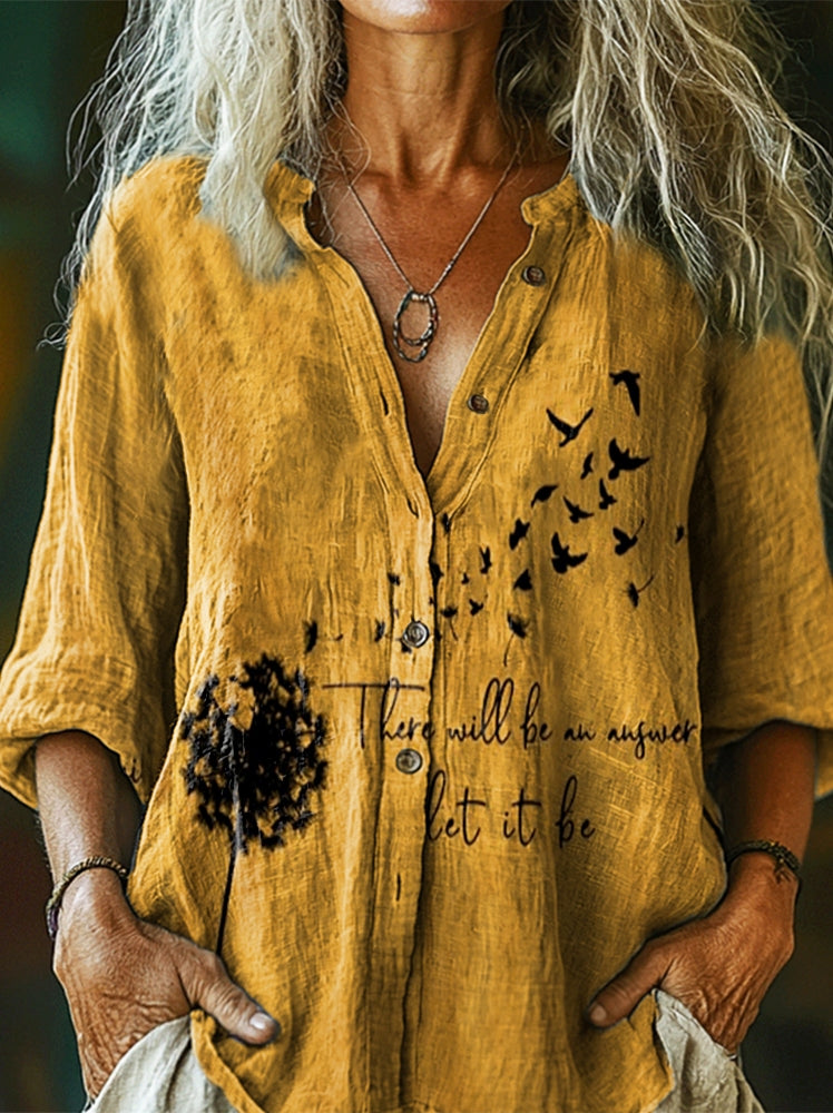 Chemise au style vintage intemporel