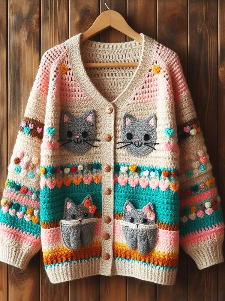 Cardigan au design classique