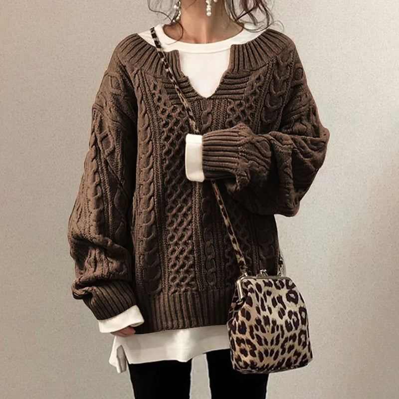 Pull au style vintage intemporel