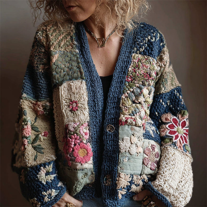Cardigan au style vintage intemporel