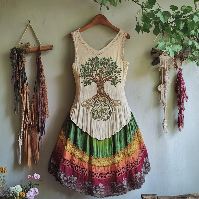 Robe au style vintage intemporel