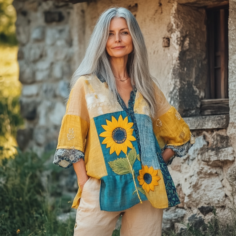 Chemise au design réfléchi