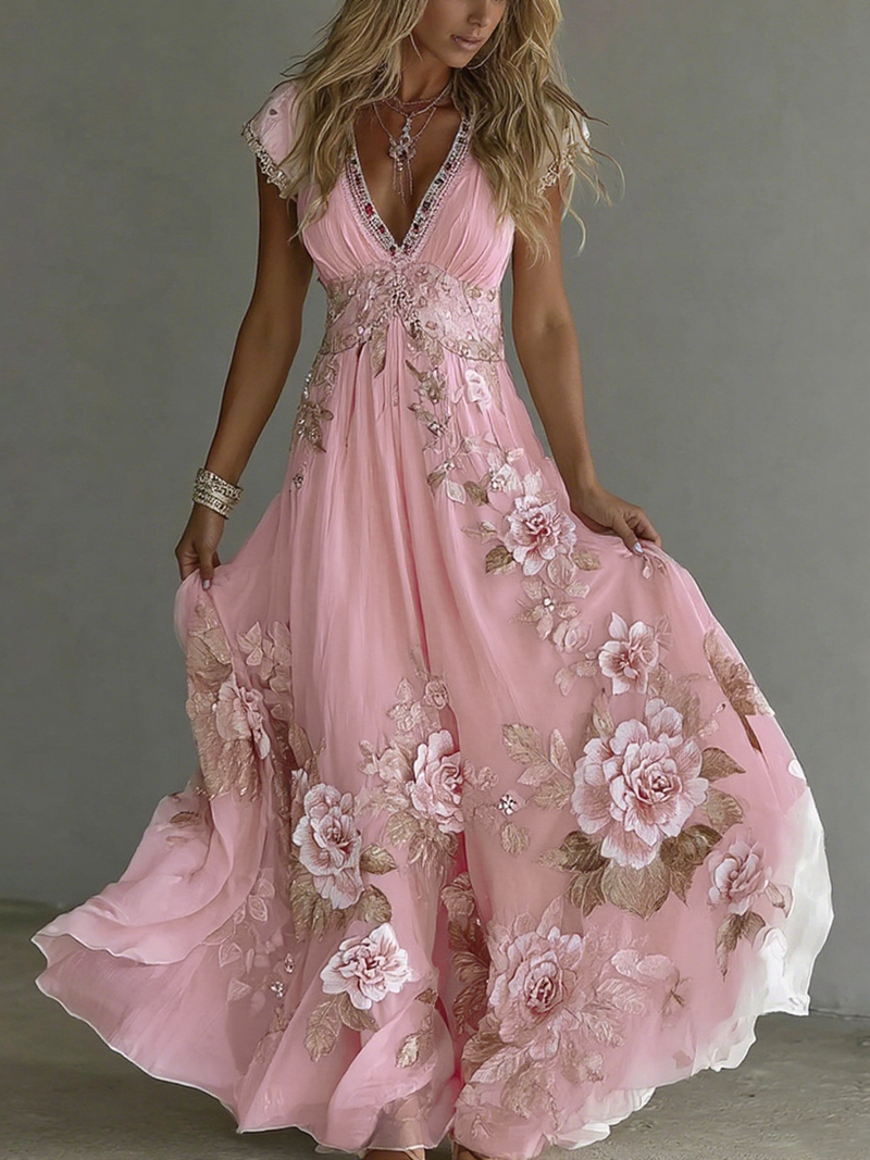 Robe au style vintage intemporel