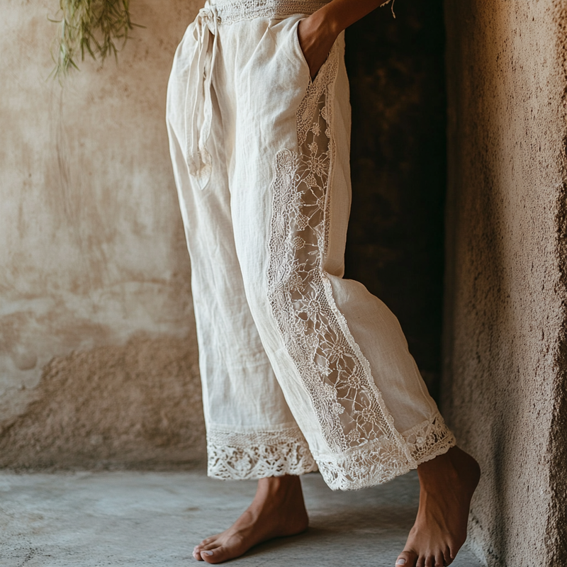 Pantalon au style vintage intemporel